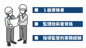 特定建設業許可を取得するために必要な技術者の条件